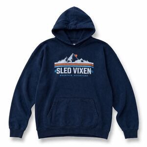 Off Road Vixens Womens Navy Sled Vixen Mountain Adventure Hooded Jacket Size 3XL